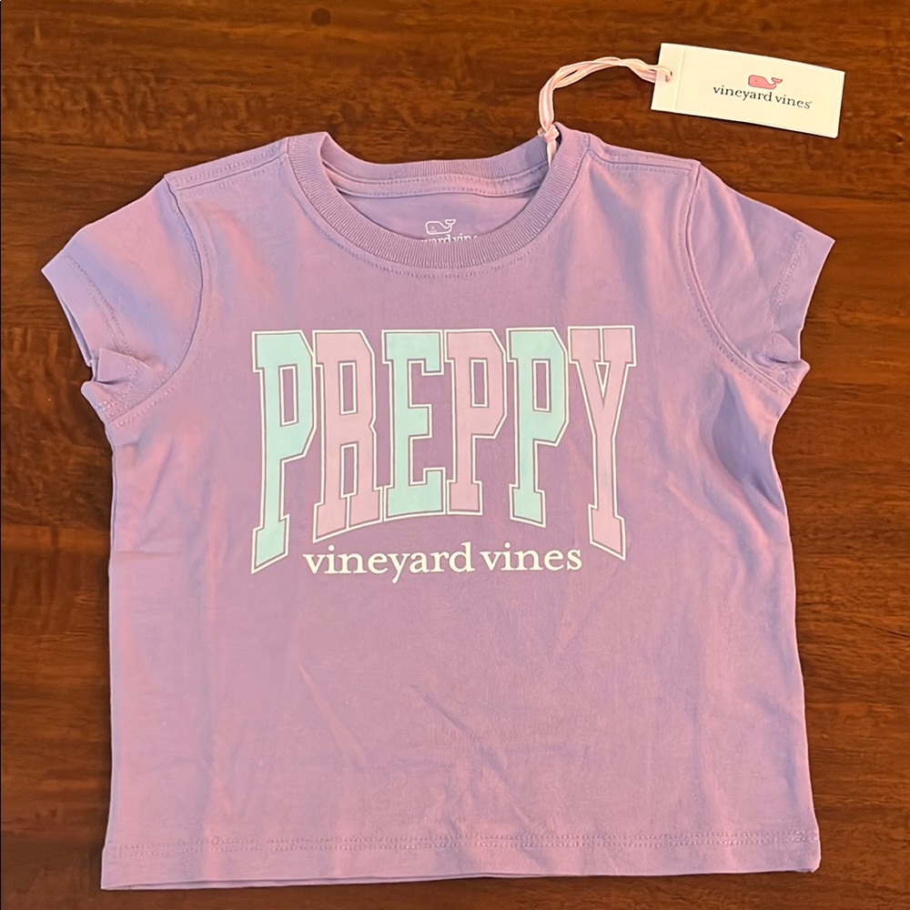NWT Vineyard Vines Preppy Kids Purple T-Shirt